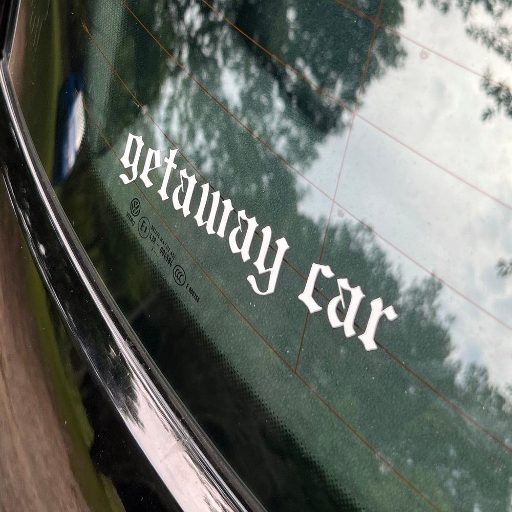 Taylor Swift Getaway Car Decal